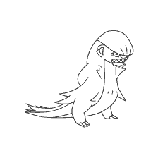 coloring page: Pokemon Gumshus drawing for coloring