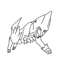 coloring page: Pokemon Coloring Manectrick