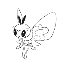 coloring page: Pokemon Ribombi drawing for coloring