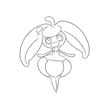 coloring page: Coloring Pokemon Stini for children