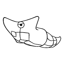 coloring page: Pokemon Metapod Contour Coloring