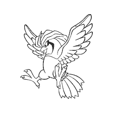 coloring page: Drawing by Pokemon Pigeotto for coloring