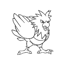 coloring page: Spearow's Pokemon Coloring