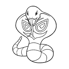 coloring page: Erbock, Pokemon Snake for Coloring