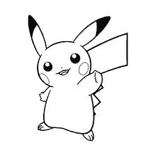 coloring page: Coloring Pokemon Pikachu