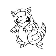coloring page: Coloring Pokemon Sandshru