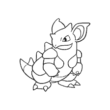 coloring page: Pokemon coloring by Nidokwin