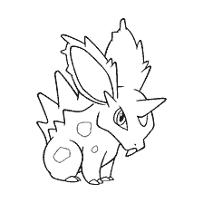 coloring page: Coloring Pokemon Nidoran (Nidoran) male