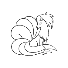 coloring page: Coloring Pokemon Nightales