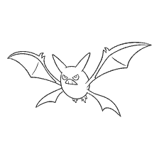 coloring page: Coloring Pokemon Crobat