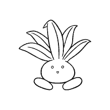 coloring page: Coloring Pokemon Oddish
