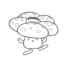 coloring page: Coloring of Pokemon Vileplume