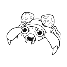 coloring page: Coloring Pokemon Paras