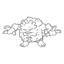 coloring page: Coloring Pokemon Graveler