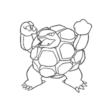 coloring page: Coloring Pokemon Golem