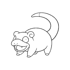 coloring page: Coloring Pokemon Slopek - the line of evolution
