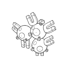 coloring page: Pokemon Magneton Coloring