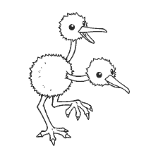 coloring page: Coloring Pokemon Doduo