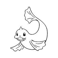 coloring page: Pokemon Dugong Coloring