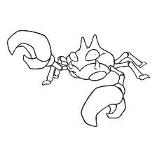 coloring page: Coloring Pokemon Crabby