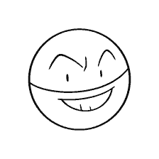 coloring page: Coloring Pokemon Electrode