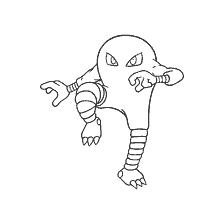 coloring page: Coloring Pokemon Hitmonley