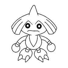 coloring page: Coloring Pokemon Hitmontop