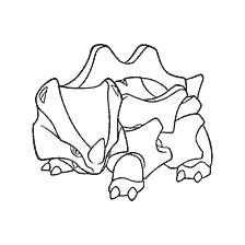 coloring page: Drawing by Pokemon Rayhorn for coloring