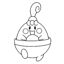 coloring page: Coloring Pokemon Happini