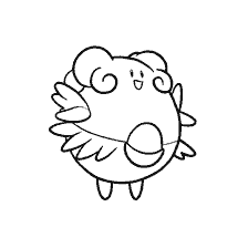 coloring page: Pokemon Blissie Coloring