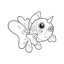 coloring page: Coloring Pokémon Siking