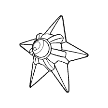 coloring page: Drawing by Pokemon Starew for coloring