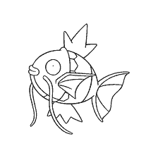 coloring page: Drawing by Pokemon Magicarp for coloring
