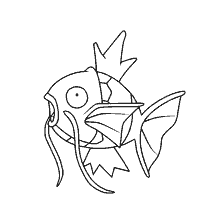 coloring page: Coloring Pokemon Magicarp