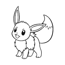 coloring page: Coloring Pokemon Evey