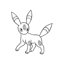 coloring page: Coloring Pokemon Ambreon