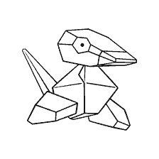coloring page: Coloring Pokémon Porigon