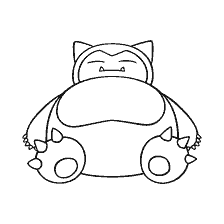 coloring page: Coloring Pokemon Snorlax