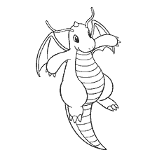 coloring page: Pokemon Dragonnight Coloring