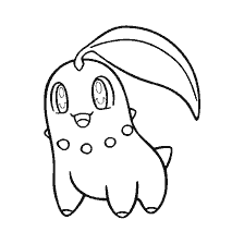 coloring page: Coloring Pokemon Chicorita