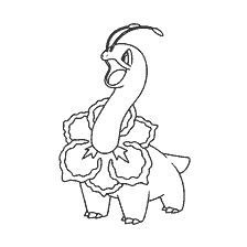 coloring page: Pokemon Meganium for coloring