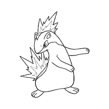 coloring page: Coloring Pokemon Quilava