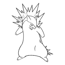 coloring page: Coloring Pokemon Tyflozh
