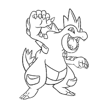 coloring page: Coloring Pokemon Feraligatre