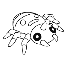 coloring page: Coloring Pokemon Spinarak