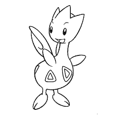 coloring page: Coloring Pokemon Togetic