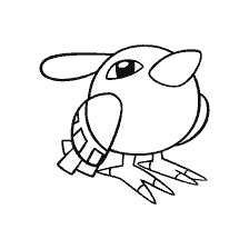 coloring page: Coloring Pokemon Natu