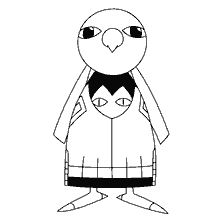 coloring page: Coloring by Pokemon Xatu