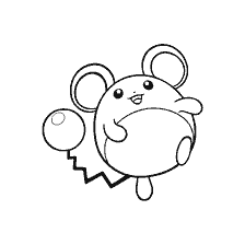 coloring page: Pokemon coloring by Marill