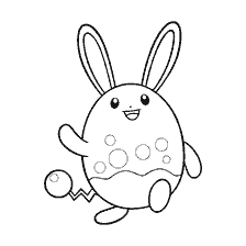 coloring page: Pokemon Azumarill for coloring